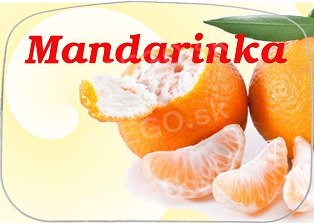 Točená zmrzlina Mandarinková