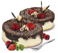 Torta Cheesecake-Brownies (4 x Ø 18 cm)